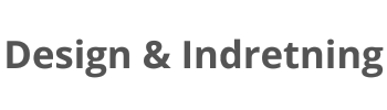 Logo - Design og indretning