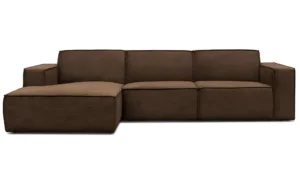 Brun Lyon Chaiselong sofa