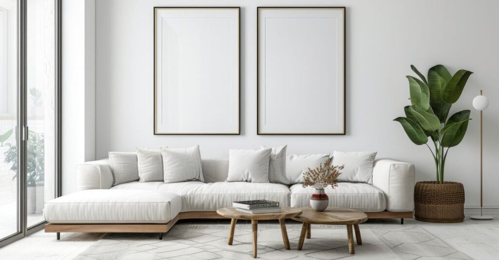 Design og indretning: Hvid sofa i lyst rum