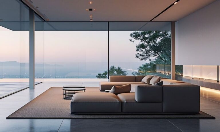 U-formet-sofa: u-formet Sofa i penthouse