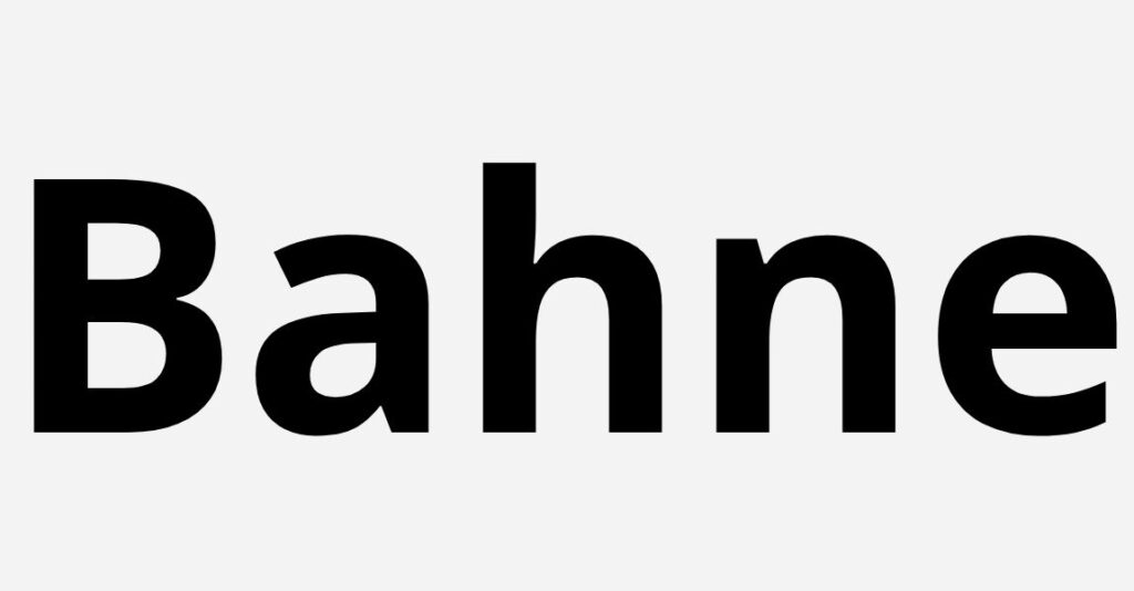 Bahne